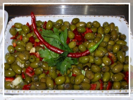 Foto olive condite