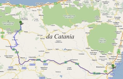 Percorso da Catania